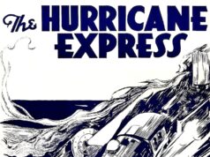 Braucieni ar vilcienu pa viesuļvētru The Hurricane Express